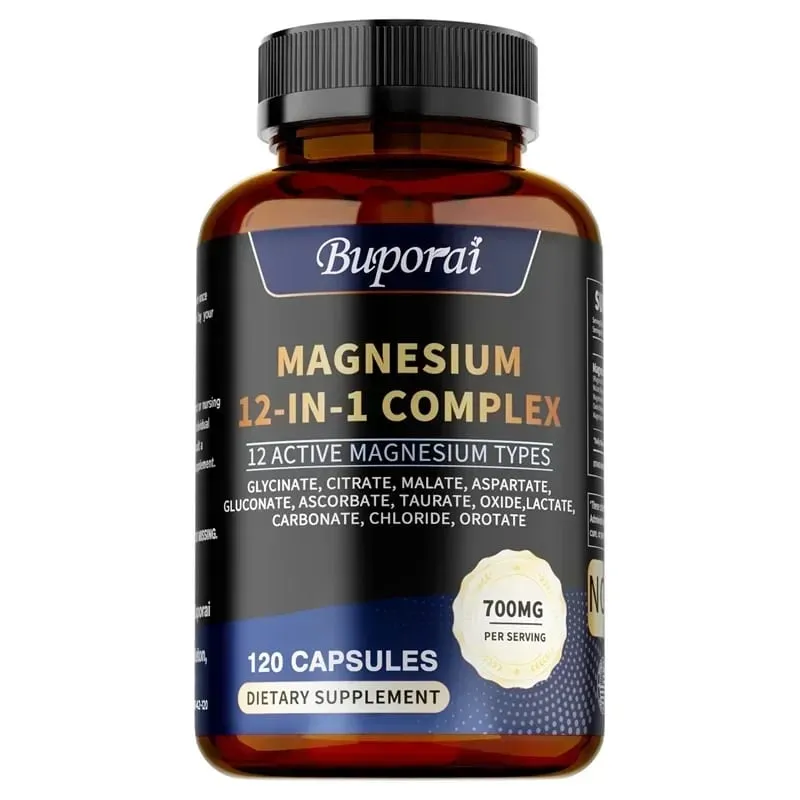 Magnesium Complex -Supports Muscle Bone and Joint Health Relieves Stress Maintains A Good Mood and Promotes Overall Health