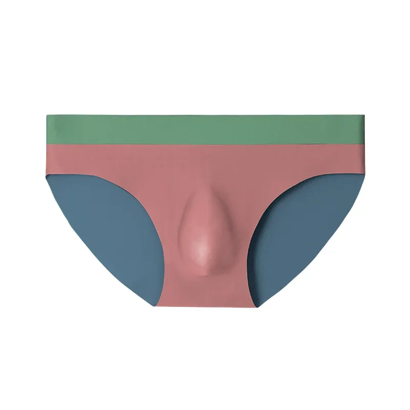 Panlalaking ice silk na walang tahi na damit na panloob na 3D punching triangle shorts summer manipis na pantalon para sa mga lalaki sports shorts 3256808552917215 — image 11