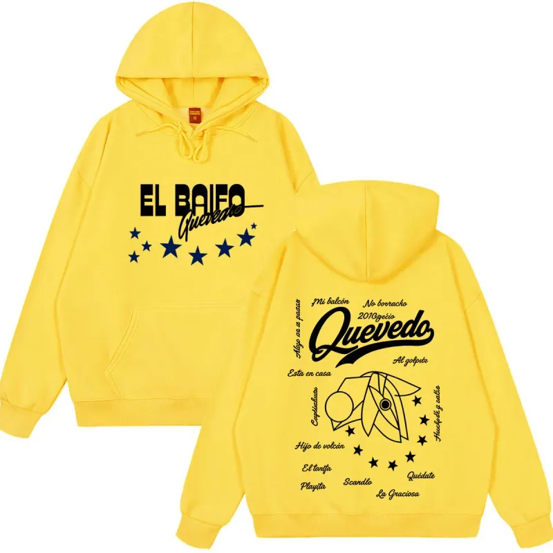EL BAIFO Album 2026 Tour Graphics Hoodie Men Women Aesthetic Trend Sweatshirts Loose Casual Vintage Oversized Pullover — image 12