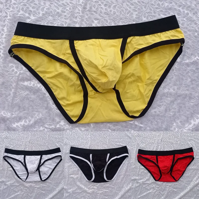 Brand New Men Briefs Panties Underwear Cotton Blend Elastic Low Waist Man M~2XL Pouch Stretchy Summer All Seasons — image 1