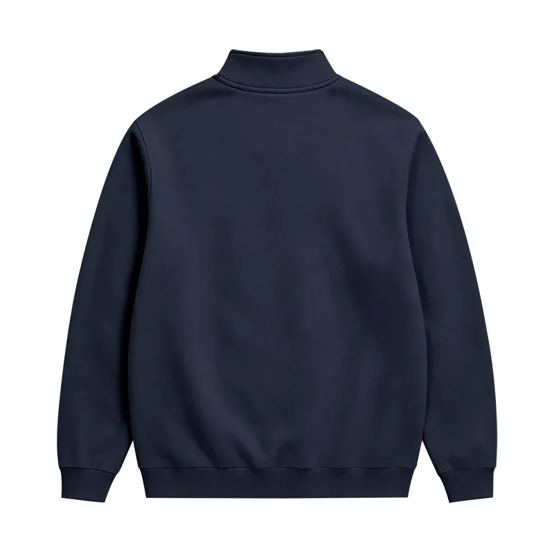 Homens 2026 outono inverno item quente velo forrado gola solta vintage moletom casual commuter moda masculina outerwear diário — image 13