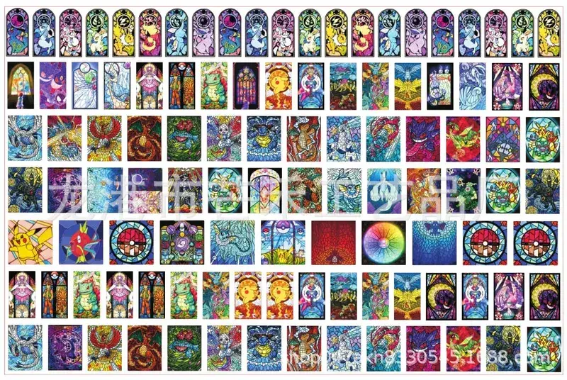 Pokemon Acrylic DIY Patch Kawaii Pendant Ειδικού σχήματος κοπής Anime Cartoon διπλής όψης Υλικό φουρκέτας μπρελόκ εκτύπωσης — image 16