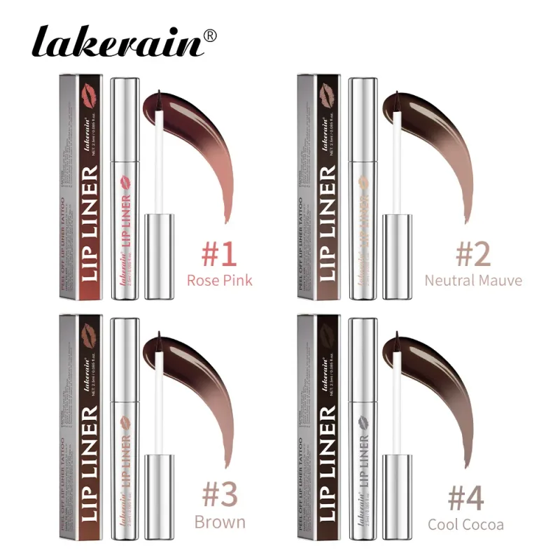 Lakerain Peel Off Lip Liner עמיד למים עמיד למים תוחם שפתיים צבע עמיד לאורך זמן. — image 9