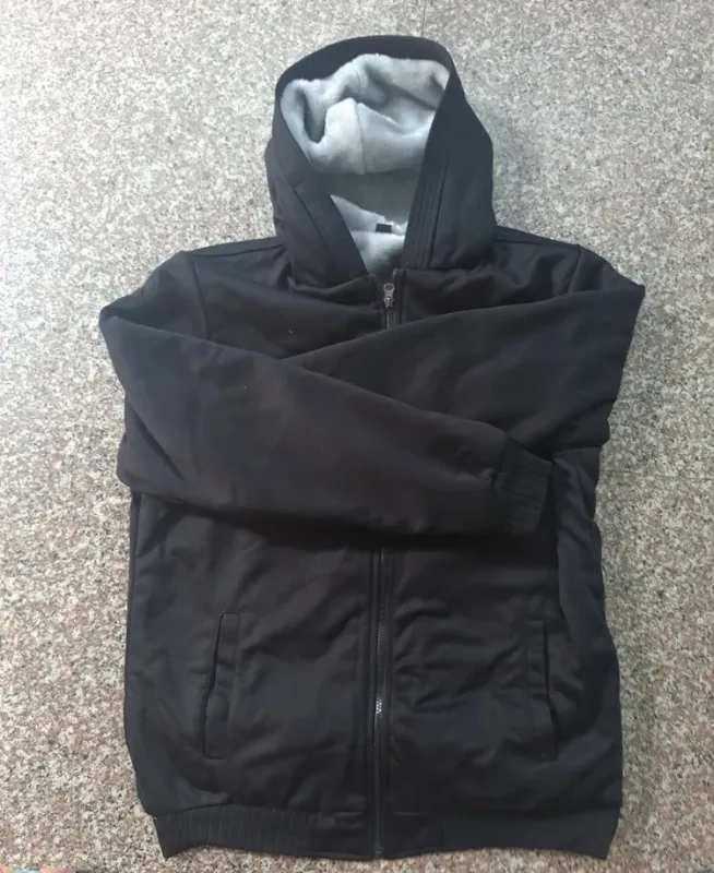 Security Hoodies Men Cool Winter Thicken Wool Liner Security Professional Work Clothes Sweatshirts Pullover Jacket