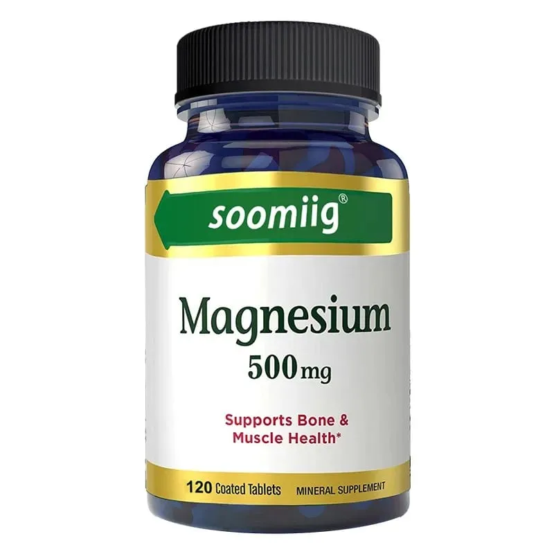 Soomiig Magnesium Oxide 500 Mg Activates The Activity of Multiple Enzymes and Promotes Bone Health