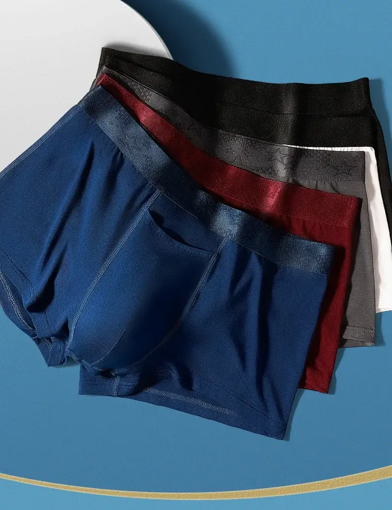 Bullet separation panties men's modal summer breathable sports boxers ice silk ice pocket shorts — image 10