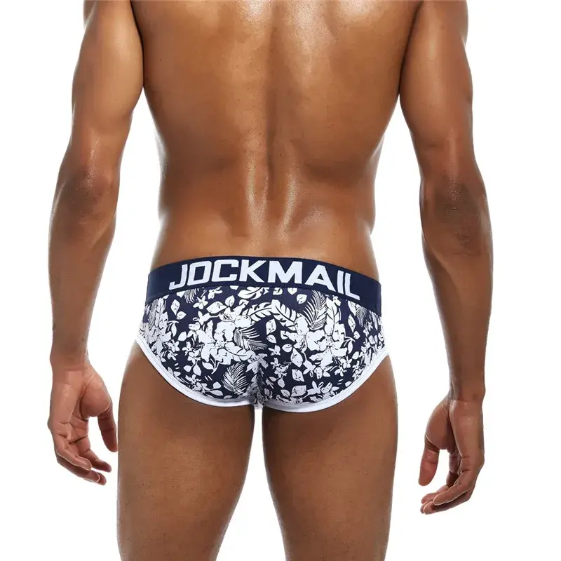 Herr Underkläder Trosor Bomullstryckt Sexiga Herr Boxershorts Slips Cueca Masculina Trosor Calcinha Calzoncillos Hombre Andas — image 3