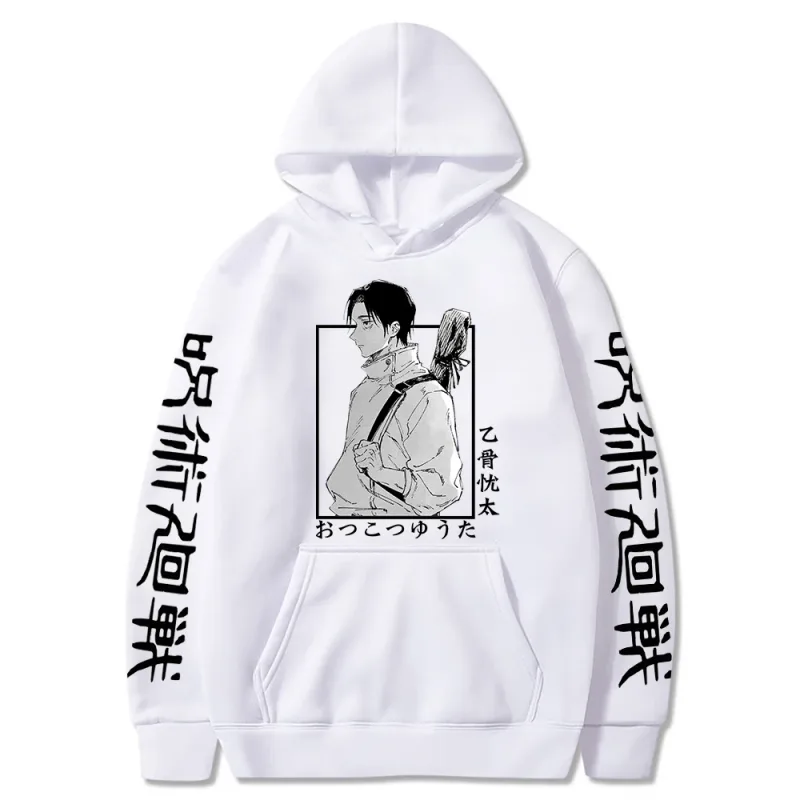 Okkotsu Yuta Graphic Hoodies Anime Jujutsu Kaisen Vintage Oversized Hooded Hip Hop Long Sleeves Cotton Hoodie Men Women Clothes — image 7