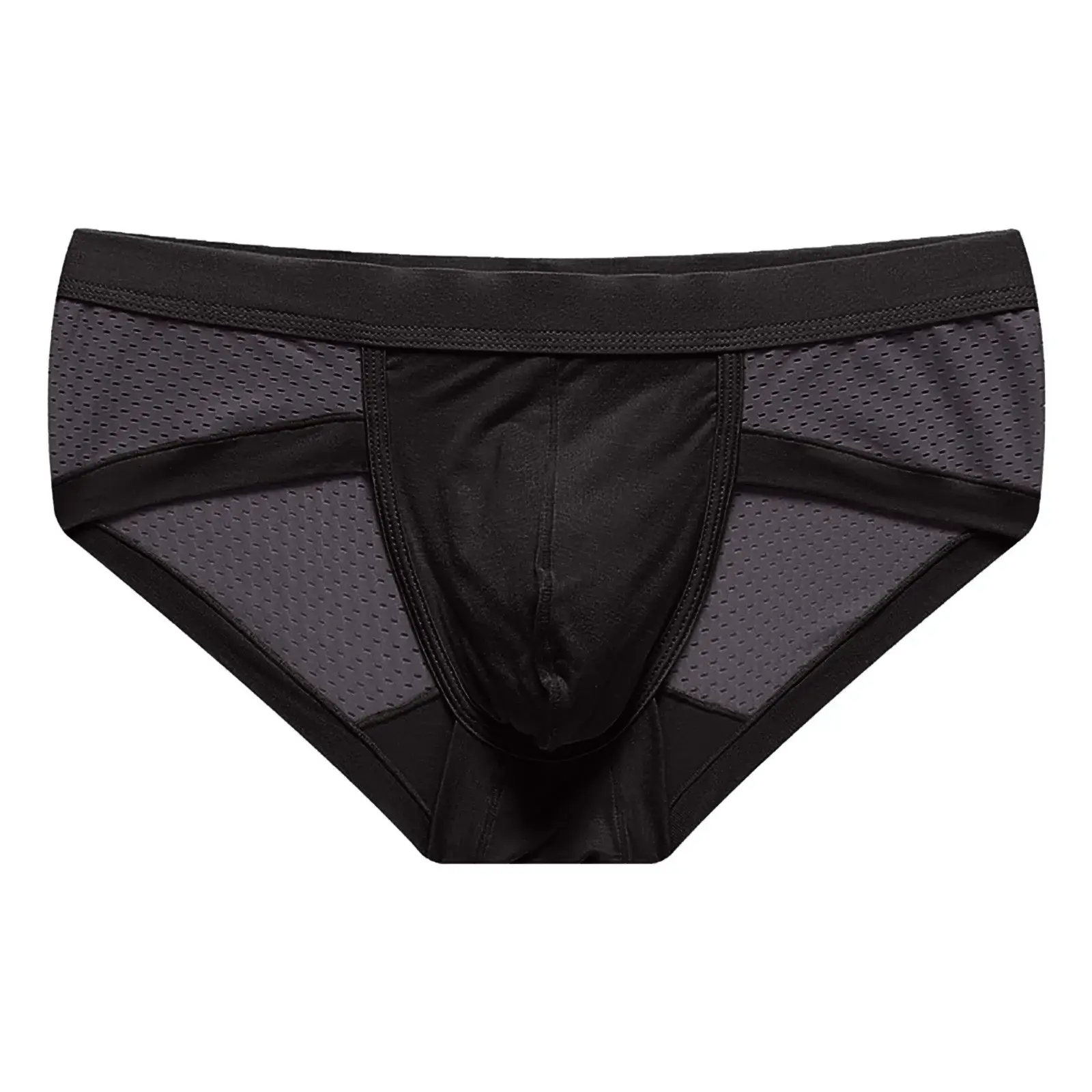 Roupa íntima masculina de algodão puro respirável para meninos soltos de tamanho grande cuecas esportivas de ângulo plano — image 9
