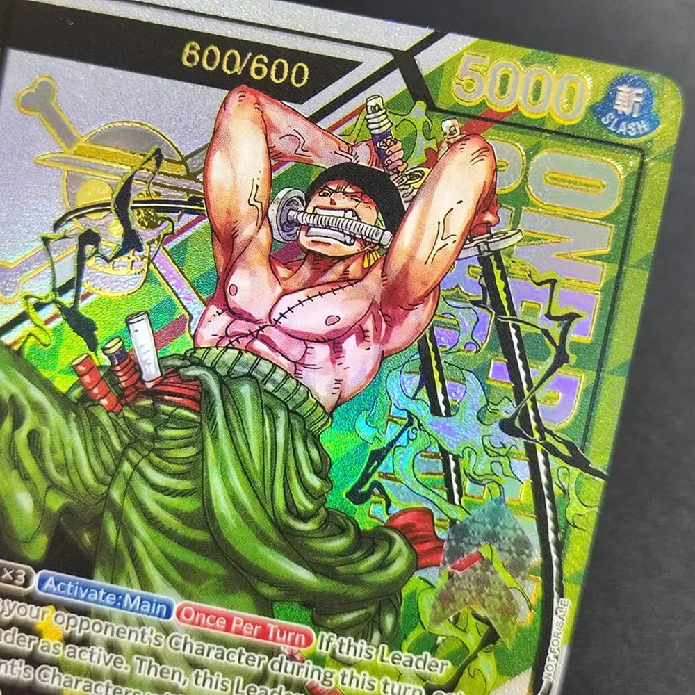 עשה זאת בעצמך One Piece Card Game Treasure Cup Roronoa Zoro OP12-020 בסידרה 1/600 600/600 אוסף כרטיסי אנימה באנגלית — image 3
