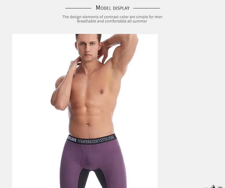 3st Boxershorts för män Big Size Sexiga trosor Underkläder Pack Boxershorts Bambu Fiber Trosor Kalsonger Lång Homme Trosa 5XL-7XL — image 1