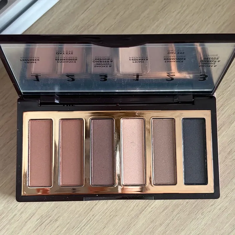 Πολυτελές Μακιγιάζ μάρκας Charlotte Tilbury 6 χρωμάτων Δίσκος σκιάς ματιών 8,2 g ματ μαργαριτάρι φινίρισμα Naked Color Series Beauty Eye Cosmetics