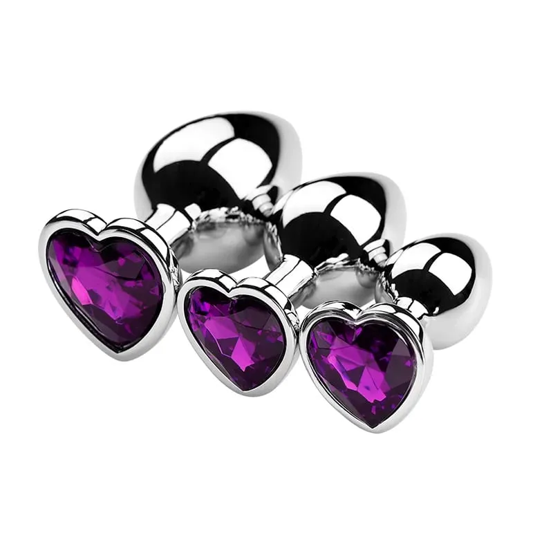 3 Sizes Metal Anal Plug Jewelry Base Beginner To Expert Butt Plug Tail Female Male Adult Toys Dildos Adult Sex Toys Couples