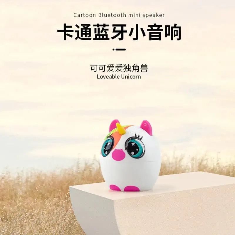 Unicorn hordozható Bluetooth hangszórók kihangosító hívások kis hangszórók erős basszus vezeték nélküli Bluetooth sztereó telefon hangszóró közönség — image 4