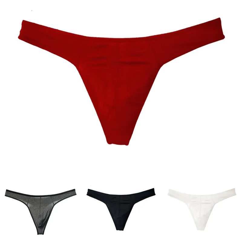 Men Cotton Seamless Thin Breathable Adult Underwear Underpants Extreme Men's Panties Sexy Accessories Hot Thong G-String T-Back — image 7