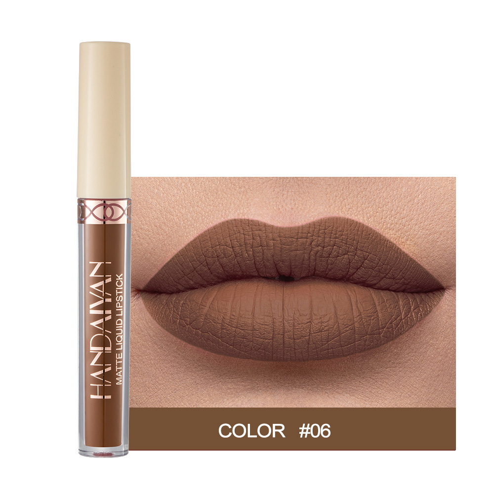 Αδιάβροχο Nude Matte Liquid Lipstick Αντικολλητικό Cup Lip Tint Μακιγιάζ Matte Red Lip Gloss Cosmetics Κραγιόν μακράς διαρκείας Make Up