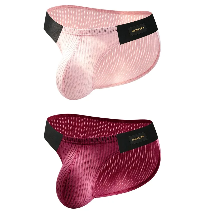 New Men's Silky Mercerized Briefs Quick‑Dry Breathable Lightweight Premium Texture Gym Workout Sports Male Underpants