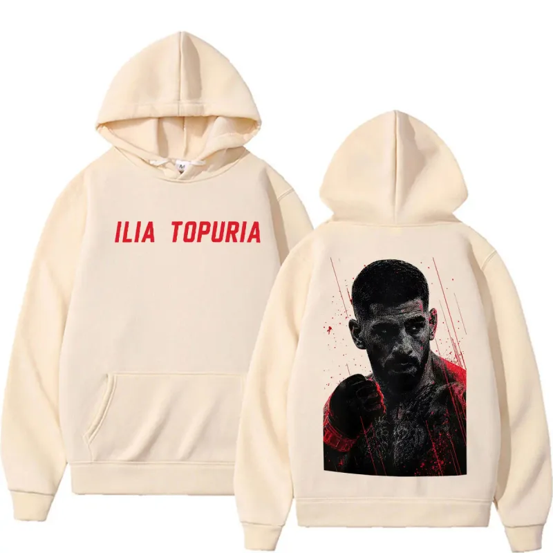 Ilia topuria el matador vintage gráfico hoodies roupas masculinas violência estética camisolas casuais pullovers de lã streetwear — image 6