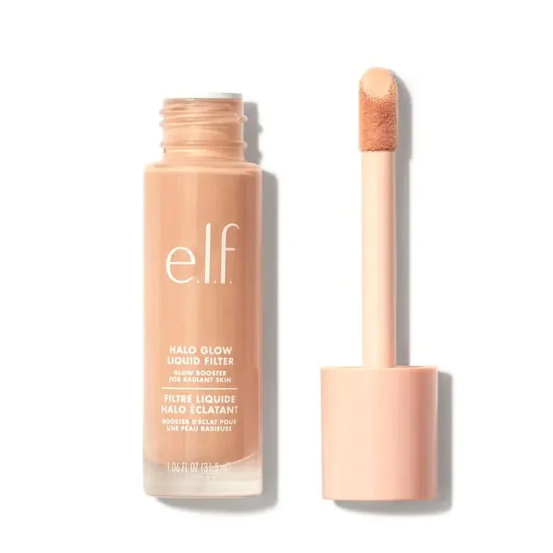 ELF Fashion Makeup Cosmetics Liquid Foundation Concealer וליפ גלוס מבהיר עם אורות מהבהבים Lip Oil Glossy Finish — image 19