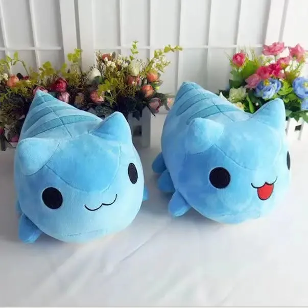 15/30 εκατοστά Bugcat Capoo βελούδινο παιχνίδι Anime Blue Cat Worm Cosplay Doll γεμιστό μαξιλάρι για δώρο