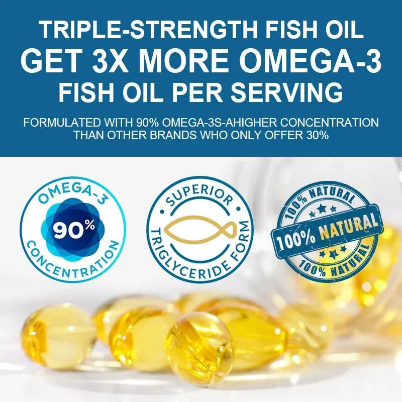 Cod Liver Oil Capsules Vitamins A & D and DHA Support Stress Relief Strengthen The Brain Bones Improve Memory and Intelligence — image 6
