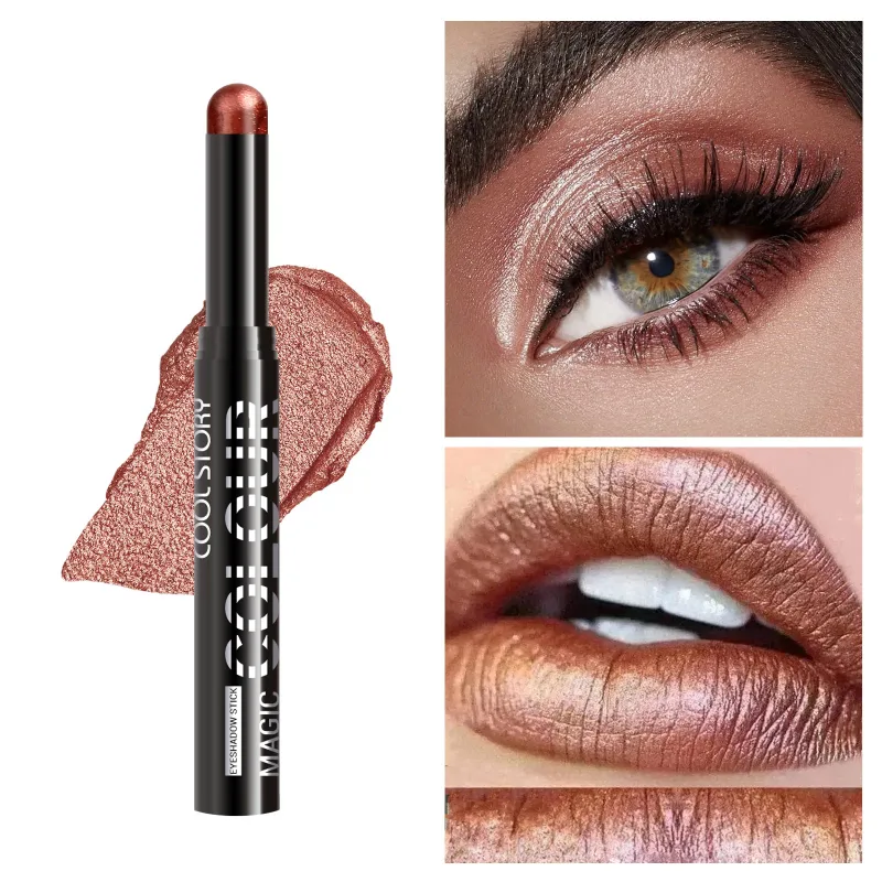 2 σε 1 Eyeshadow Lipstick Stick Pencil Waterproof Glitter Brighten Matte Eye Shadow Makeup Pigment Eyeshadow Pen — image 25