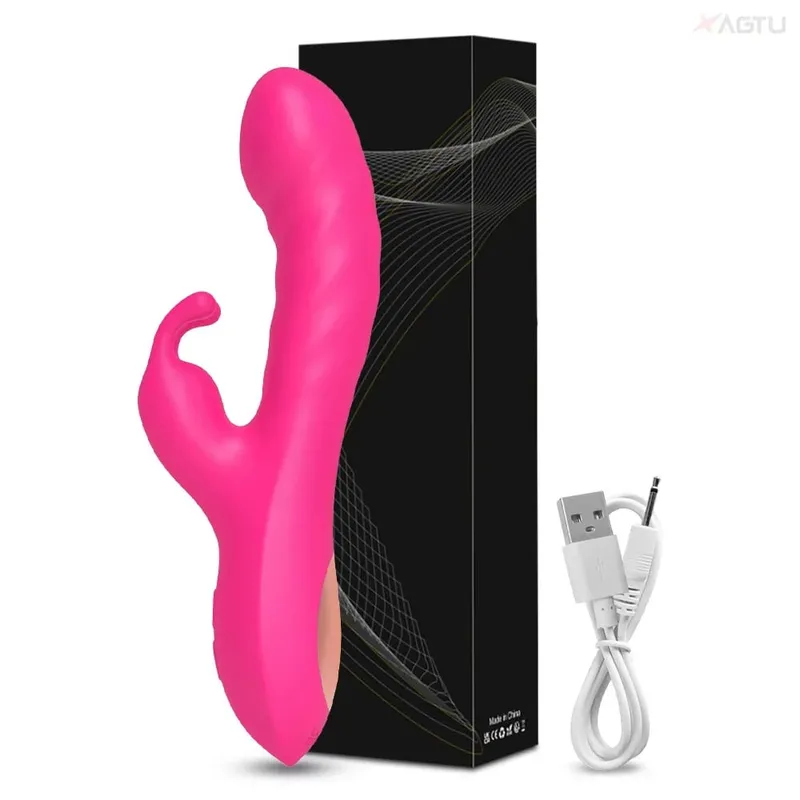 G Spot Rabbit Vibrator for Women Nipple Clitoris Stimulator Powerful Dildo Vagina Massager Adults Masturbator Female Sex Toy