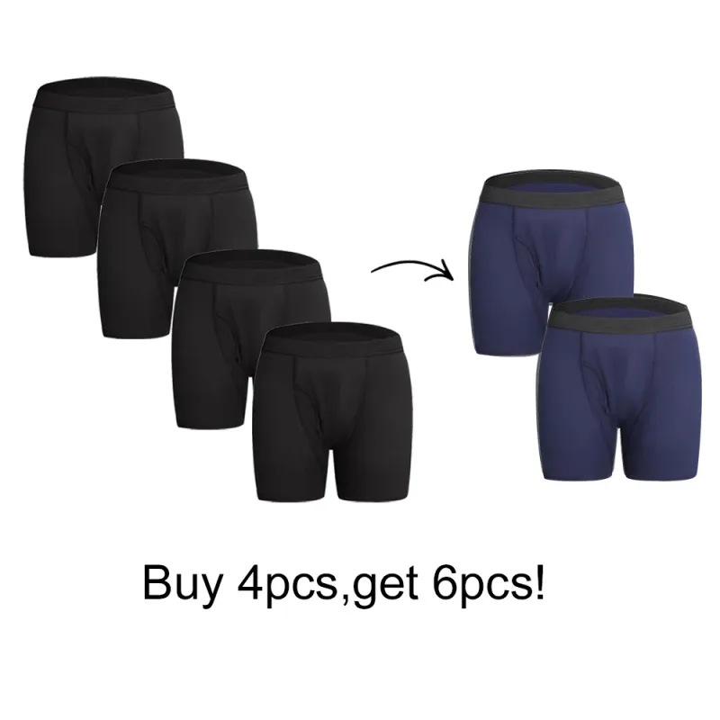 Overnight Urinary Briefs Men Boxers Ultra-Absorbent Incontinence Underwear Maximum Absorbency Leak Protection Men Panties