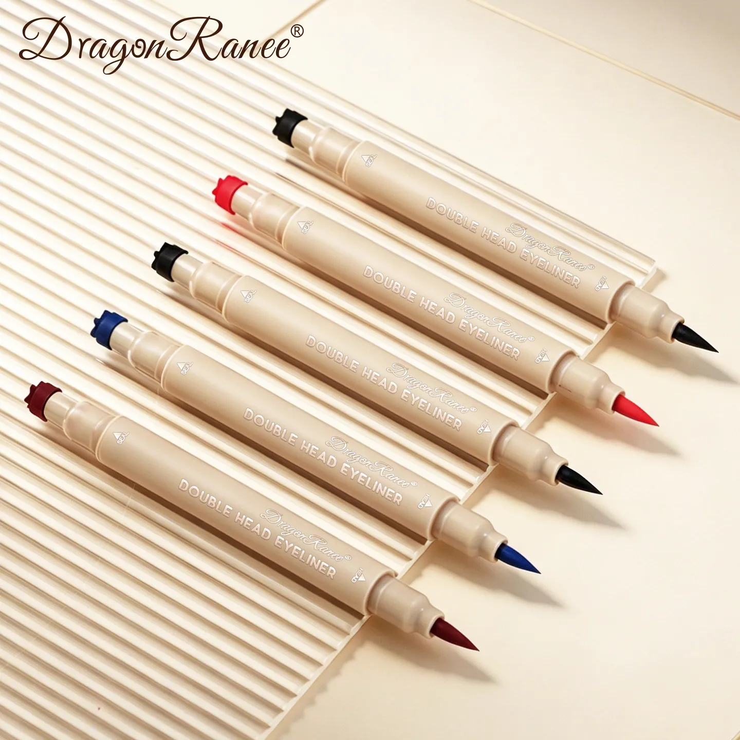 Love Star Butterfly Liquid Eyeliner με διπλό άκρο, αδιάβροχο και χωρίς μουντζούρες, γρήγορο στέγνωμα 2 σε 1 Πολύχρωμο μακιγιάζ Stamp Eye Line Pen — image 6