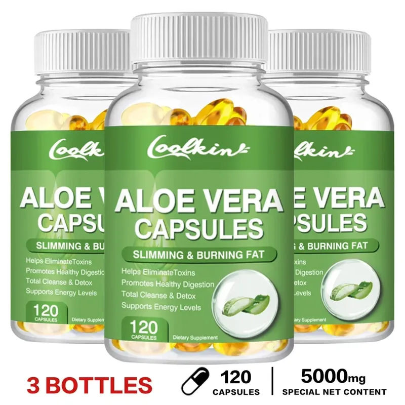 Aloe Vera Extract Capsules - Supports Intestinal Digestive and Immune Health Relieves Constipation and Balances Stomach AcidSu — image 11