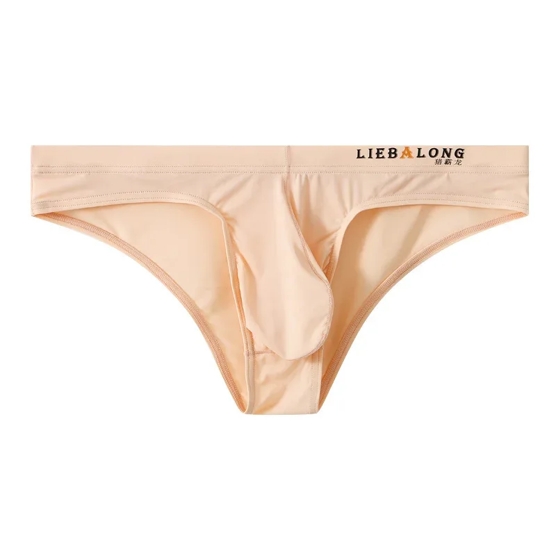 Panlalaking Briefs Bikini Sexy Underwear Men Ice Silk Penis Pouch Briefs Cuecas Calzoncillos Hombre Slip Gay Solid Lingerie ng Lalaki — image 24