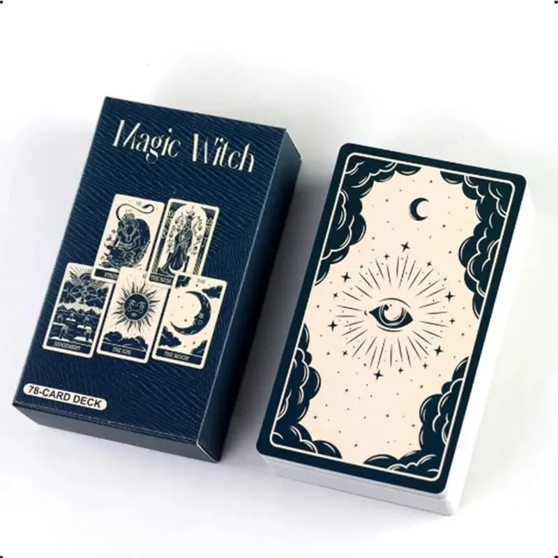 Kiváló minőségű The Magic Witch Tarot Kártya Szabadidő Szórakozás Játékok Kártya Családi összejövetelek Tarot Játékok Kártya 78 kártyacsomag — image 4