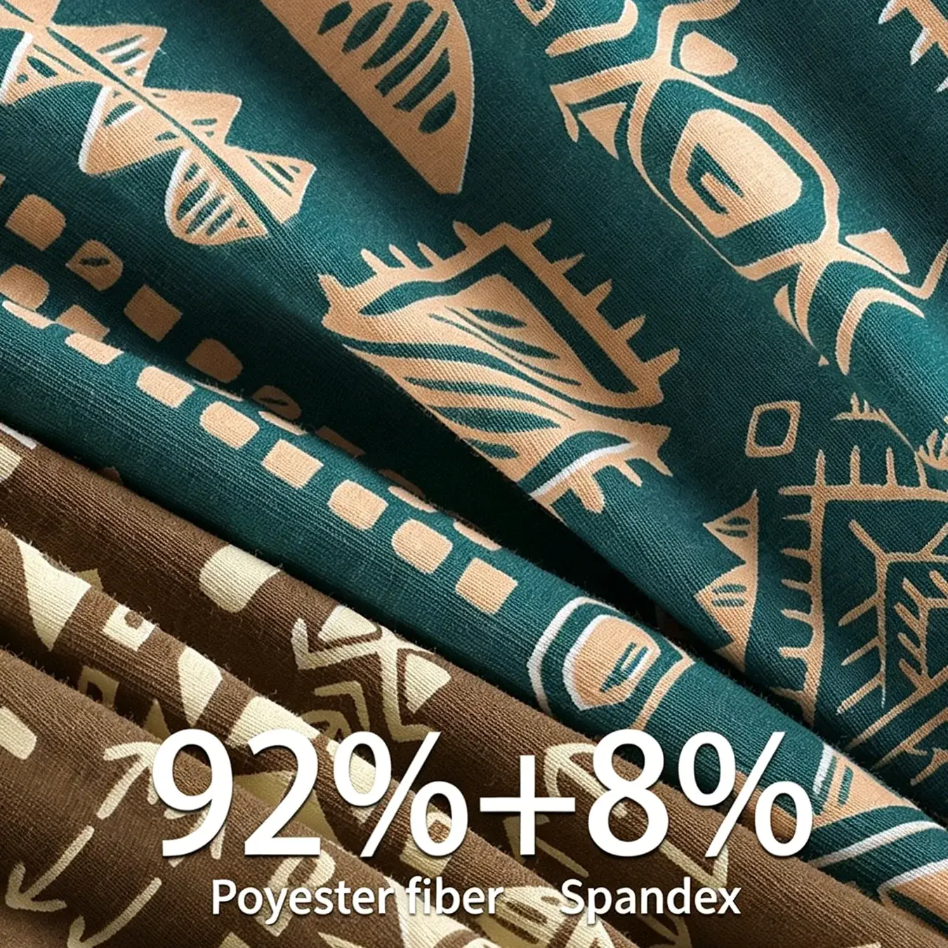 3 pçs/set moda masculina roupa interior retro impressão geométrica boxer briefs macio respirável meados de cintura roupa interior confortável shorts — image 1