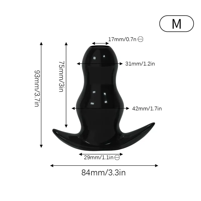 5 Sizes Hollow Anal Plug/Dilator/Dildo Soft Speculum Prostate Massager Butt Plug Set Intimate/Enema Sex Toys For Women Men Gay