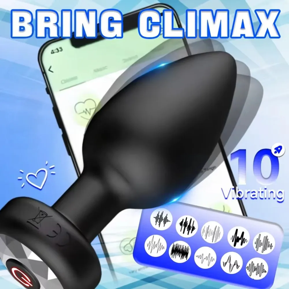 Anal Plug Vibrator for Men Women Butt Plug Men Prostate Massager Female Buttplug Remote Control Adult Sex Toys for Women Men Gay — image 2
