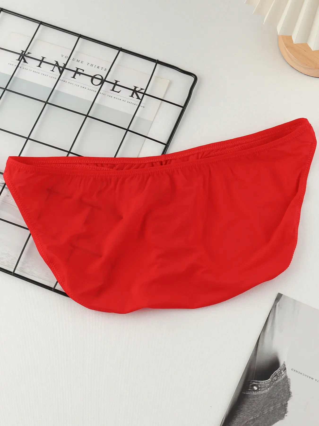 New Men's Underwear U convex Bag Hip Sexy Solid Color Bikini Men's Briefs Comfortable Breathable Quality Male Panties G6008SJ — image 22