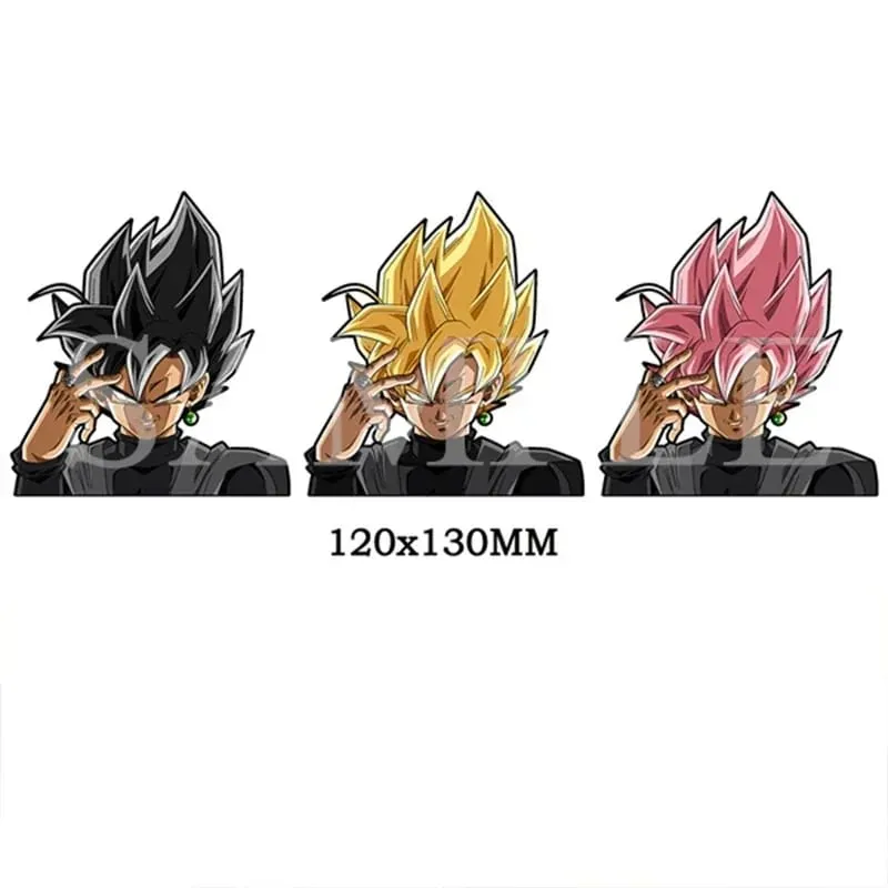 Autocollant lenticulaire 3D Anime Goku Vegeta, décalcomanies imperméables pour voiture, réfrigérateur, planche à roulettes, etc. cadeaux pour enfants — image 9