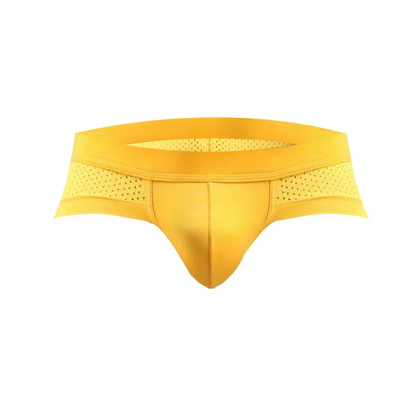 Solid color Sexy Mesh Leisure Motion Boys' Underwear Low-waisted No trace Quick Drying Fashion Cool and Refreshing Underpants — image 10