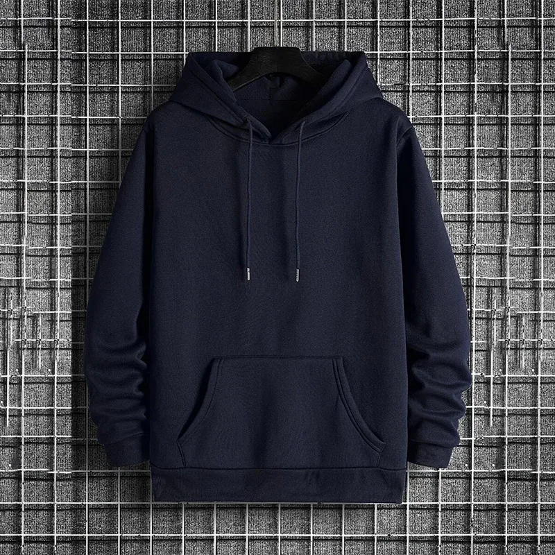 Mainit na Benta Bagong Panlalaking Tracksuit na Damit Solid na Kulay Kaswal na Sweatshirts Panlabas na Palakasan Jogging Mens Hoodies De-kalidad na Kasuotang Pang-sports — image 5