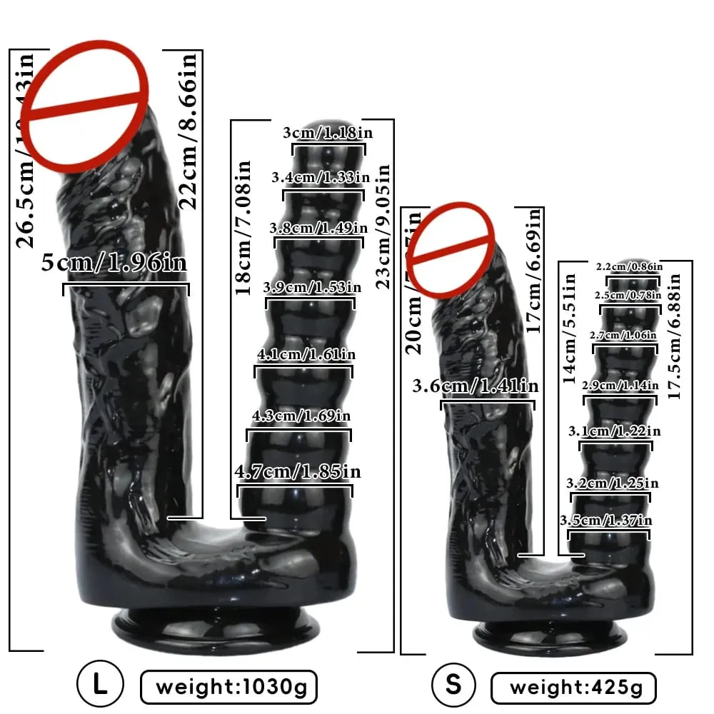 Óriás, kétfejű dildo anális dugó, dupla beillesztés, stimulálja a hüvelyi anális tágítót, felnőtt szexjáték leszbikus nők számára — image 4