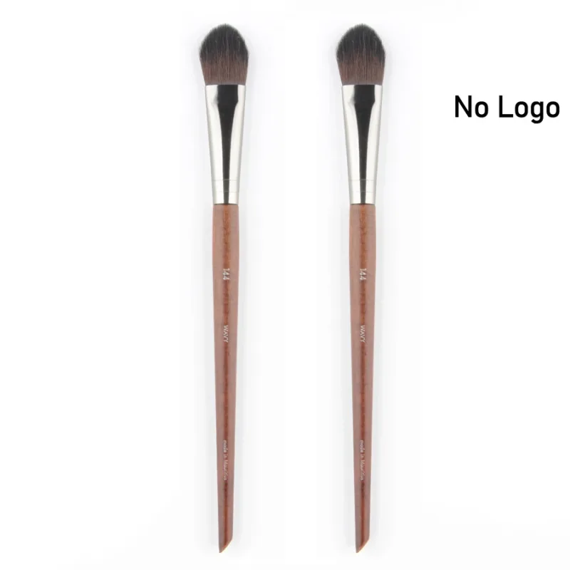 1 piece #144 Precision Highlighter Makeup brush detail Powder Blusher Natural wood Professional Make up brushes — image 9
