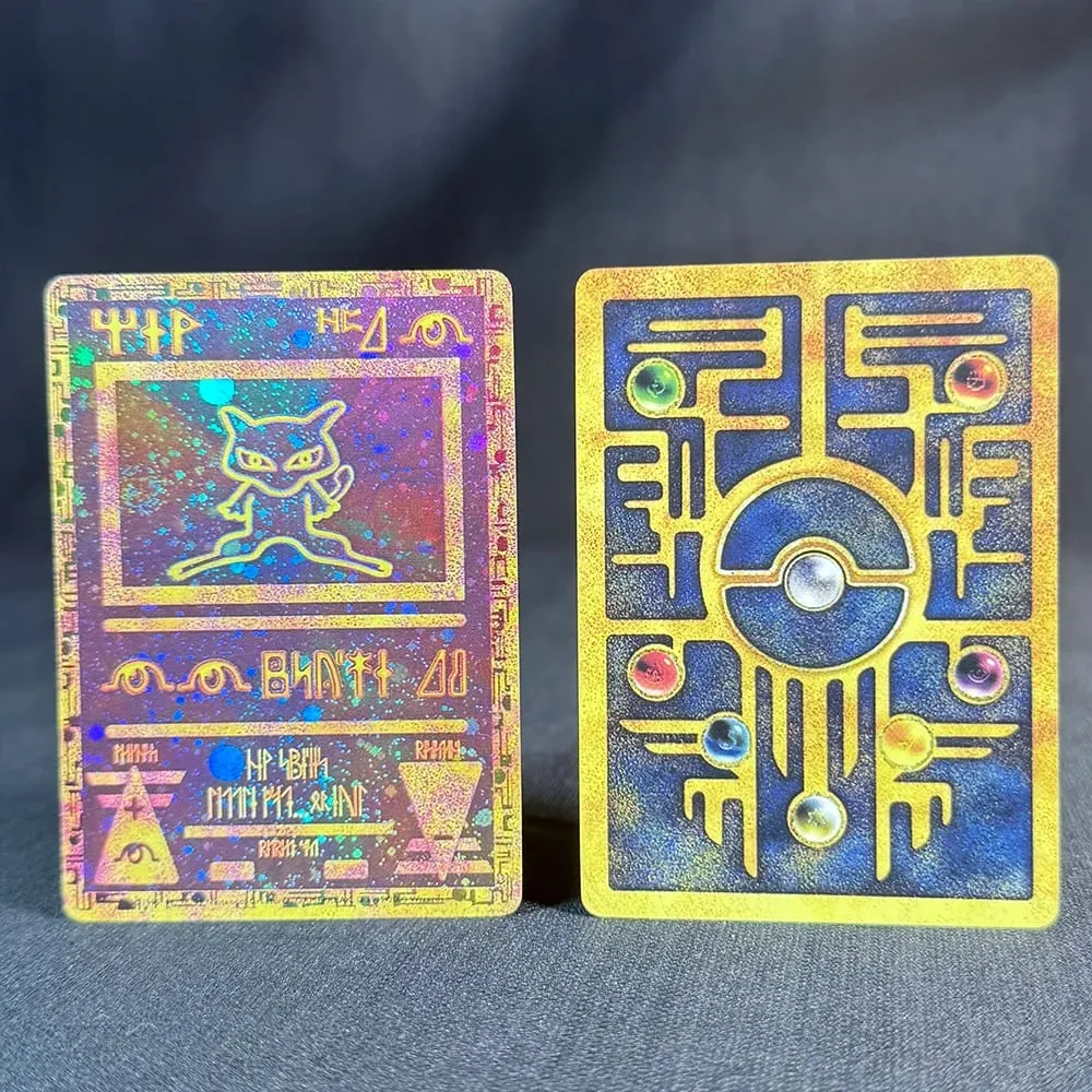 Κάρτα Proxy Card Mew Collection Ancient Times Διπλής όψης Έγχρωμο Mew Classic Limited Anime Κάρτες PKM Δώρο παιχνίδια — image 5