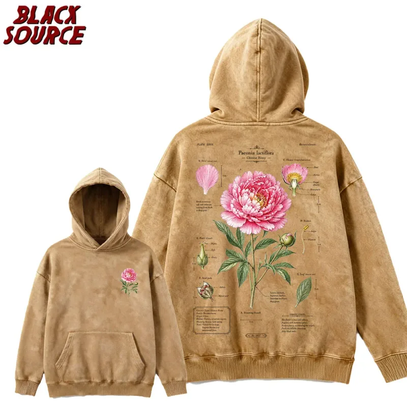 T412 American Rose Letter Print Hoodie, Kaswal na Pullover Sweatshirt ng Lalaki, Breathable Urban Streetwear, Trendy na Pang-araw-araw na Kasuotan — image 19