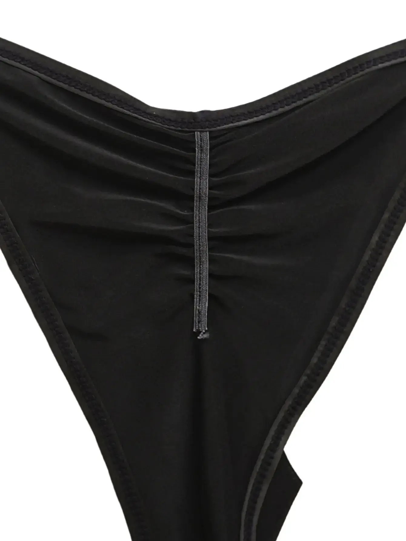 Men's Casual Ruched Thong 1 Piece, Ultra-Thin Breathable Cool Soft Everyday Men Underwear High Slit Sexy Cool Men's Underwear