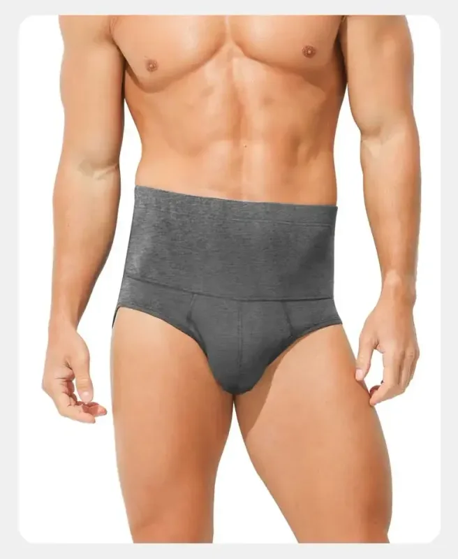 Men's High-Waist Cotton Underwear, Slim-Fitting Waist-Protecting, Plus-Size Warm Triangle Sports Briefs — image 14
