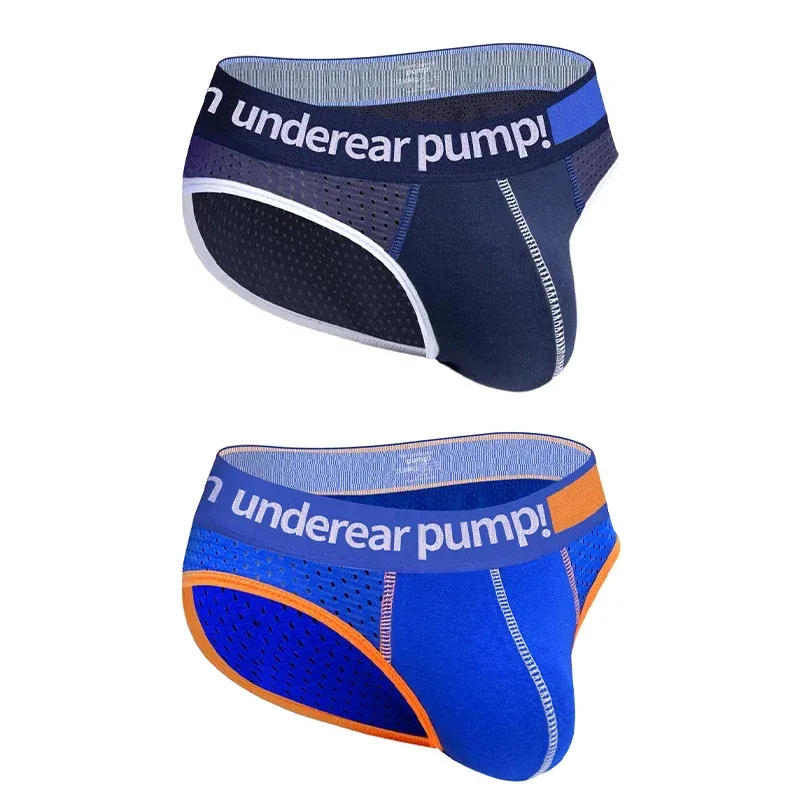 Cueca masculina de malha emagrecedora, cintura baixa, bolsa convexa em u, cintura elástica, respirável, cueca jockstrap colorida — image 29