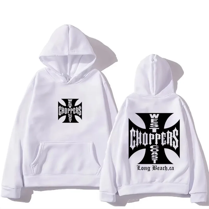 Paul Walker West Coast Choppers Hoodie Herr Dammode Mode Topp hiphopkläder Fleece långärmad vintagetröja