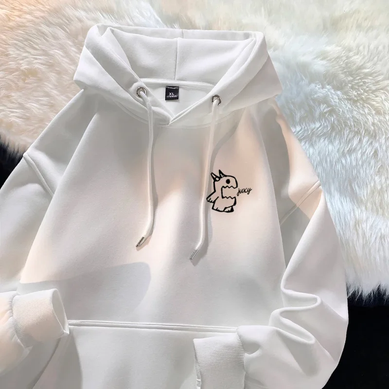 Moletom com capuz masculino primavera outono 2026 marca de moda personalizado monstro impressão top multifuncional casual streetwear — image 10