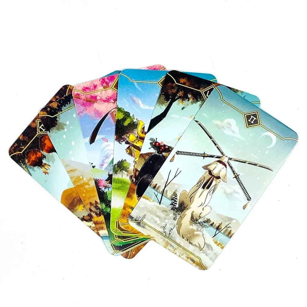 Szezonális Róka Tarot Kártyák Családi összejövetel Kártyajáték Titokzatos Jóslás Orákulum Társas Asztali Játékok Kezdőknek — image 5