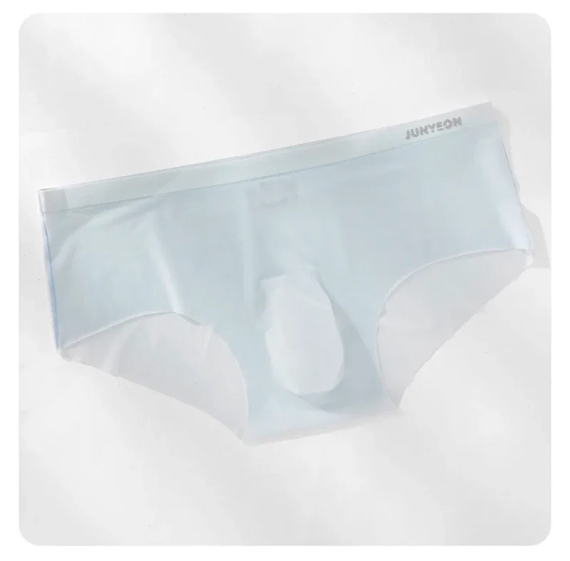 Sexy Men Briefs Undies Summer Seamless 3D Pouch Panties Ultra-thin And Light Breathable Underwear Quick Drying Underpants Slip — image 17